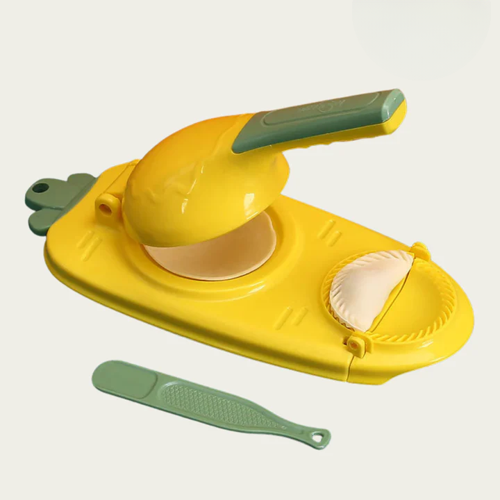 Dumpling Maker 2-in-1 Shaping & Sealing Filling Spatula Included