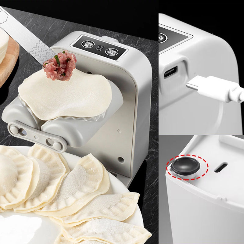 Dumpling Maker Automatic Folding & Sealing USB Rechargeable