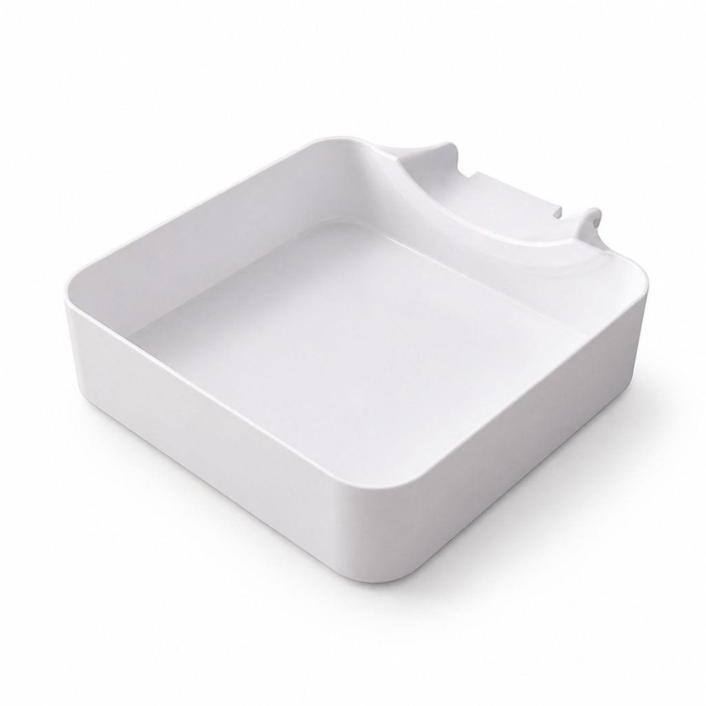 Durable Plastic Drip Tray With Water Deflector (Front-Loading Washer)