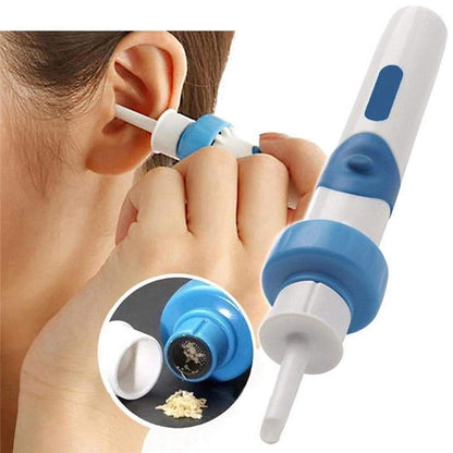 Ear Cleaner Electric Vibration & Vacuum Soft Silicone Tip