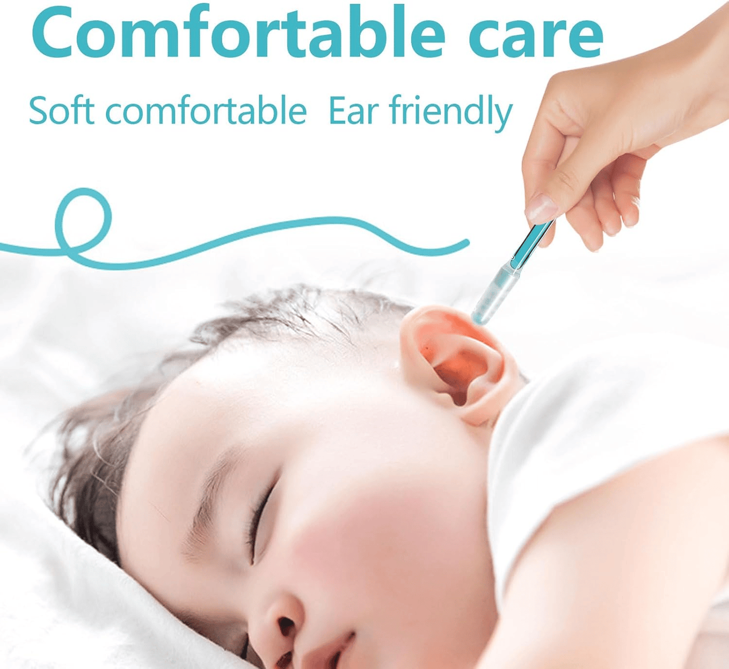 Ear Cleaner Reusable Ultra-Soft Sticky Tip Set of 24