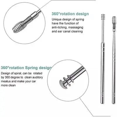 Ear Cleaning Kit 6 Stainless Steel Tools