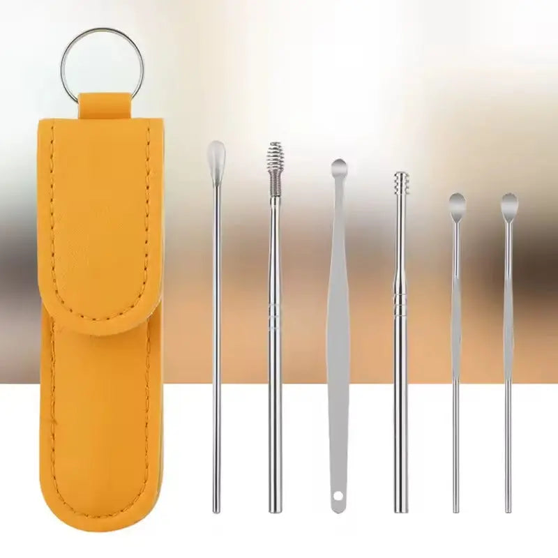 Ear Cleaning Kit 6 Stainless Steel Tools