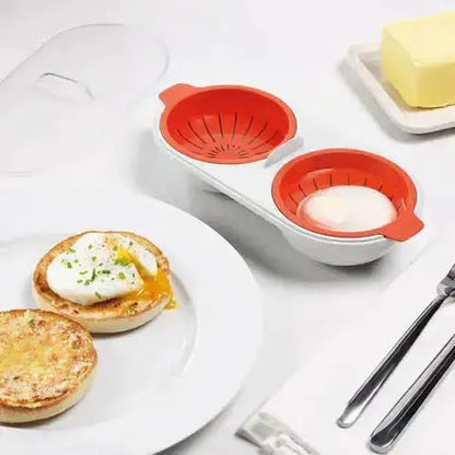 Egg Cooker Single-Serve Microwave-Safe Reusable