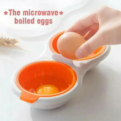 Egg Cooker Single-Serve Microwave-Safe Reusable