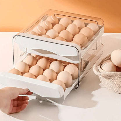 Egg Organizer Stackable Pull-Out Drawers 60-Egg Capacity
