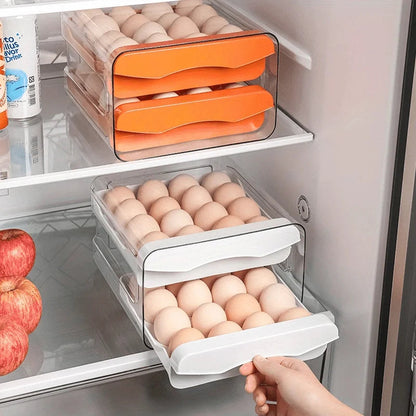 Egg Organizer Stackable Pull-Out Drawers 60-Egg Capacity