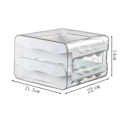 Egg Organizer Stackable Pull-Out Drawers 60-Egg Capacity