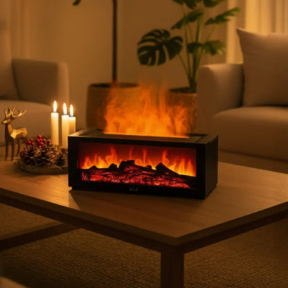 Electric Fireplace Water Vapor Flame Remote Control