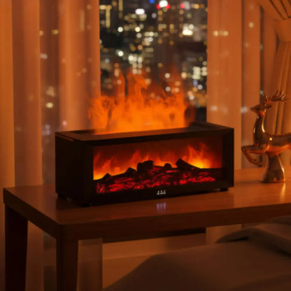 Electric Fireplace Water Vapor Flame Remote Control