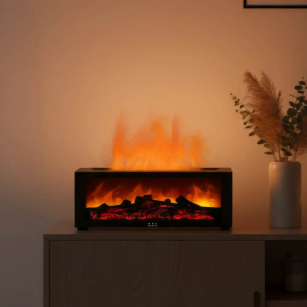 Electric Fireplace Water Vapor Flame Remote Control