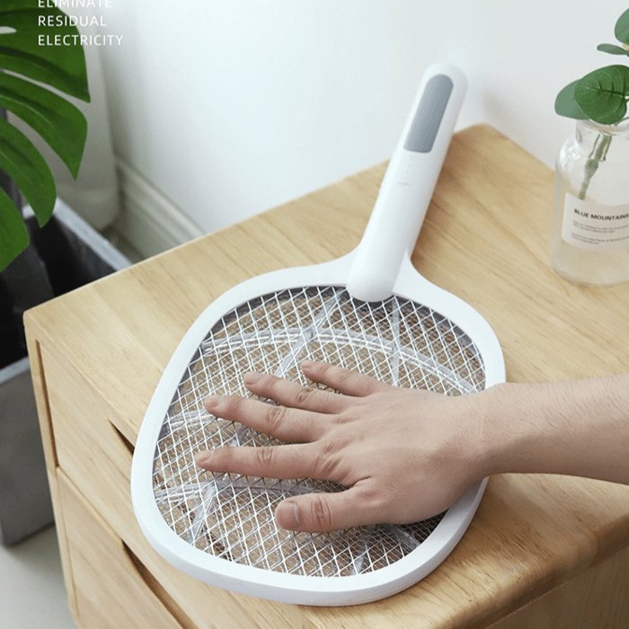 Electric Fly Swatter 2-In-1 Handheld & Table USB Rechargeable