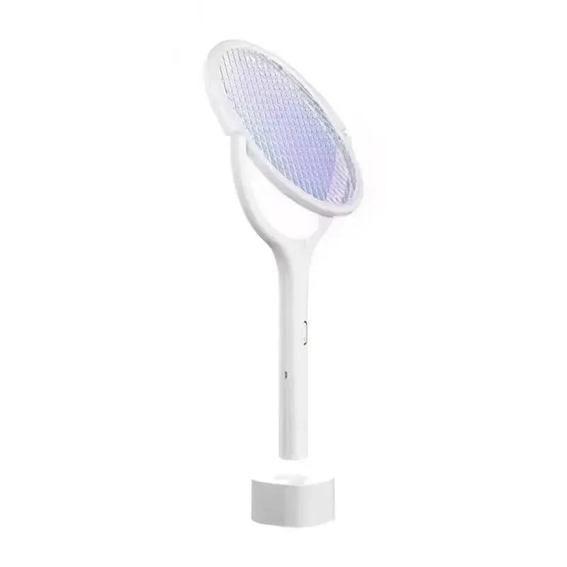 Electric Fly Swatter UV Light Foldable Head USB Rechargeable