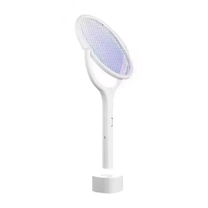Electric Fly Swatter UV Light Foldable Head USB Rechargeable