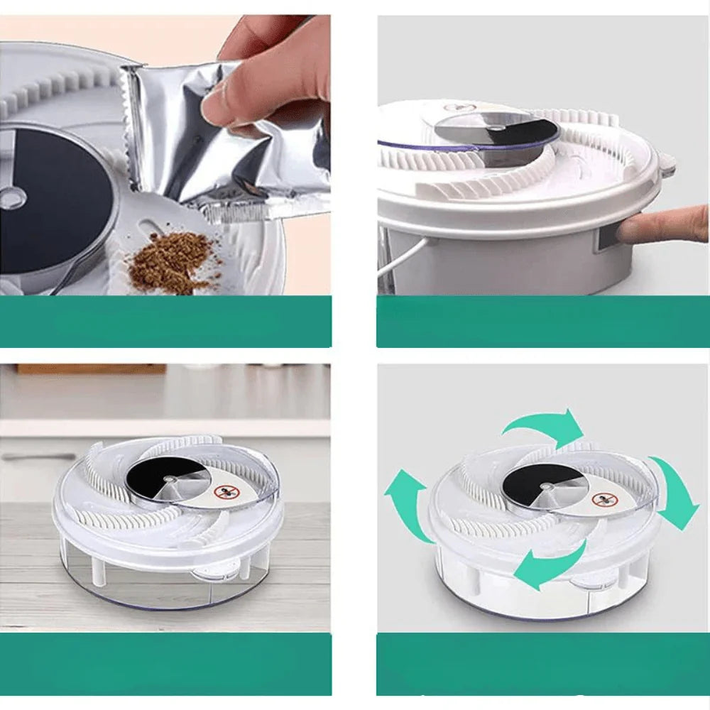 Electric Fly Trap USB Powered Quiet Chemical Free