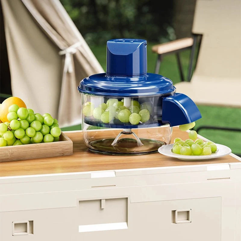 Electric Food Chopper USB Rechargeable 5-Blade Stainless Steel