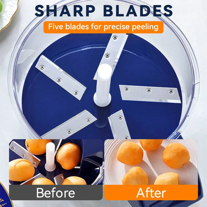 Electric Food Chopper USB Rechargeable 5-Blade Stainless Steel