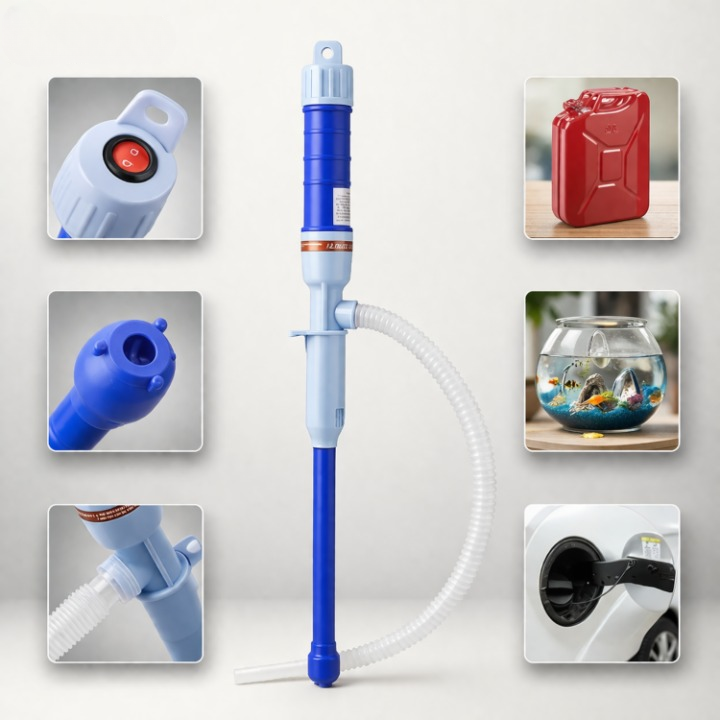 Electric Fuel Pump Fast Leak-Proof Gasoline & Diesel