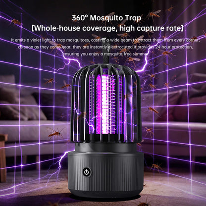 Electric Insect Killer Rechargeable UV Light 8-Hour Runtime