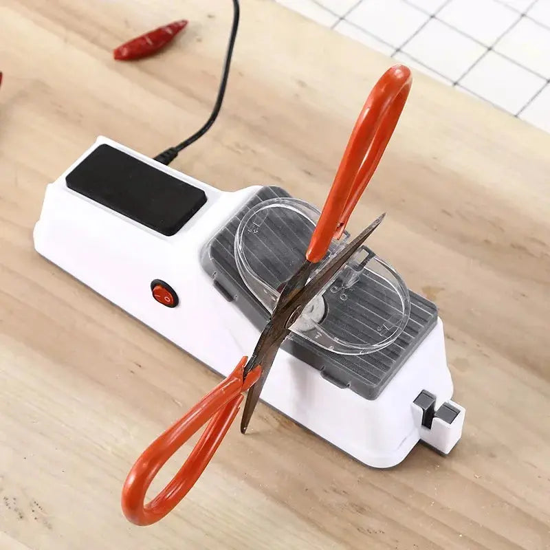 Electric Knife Sharpener 40W Smooth & Serrated Non-Slip Base