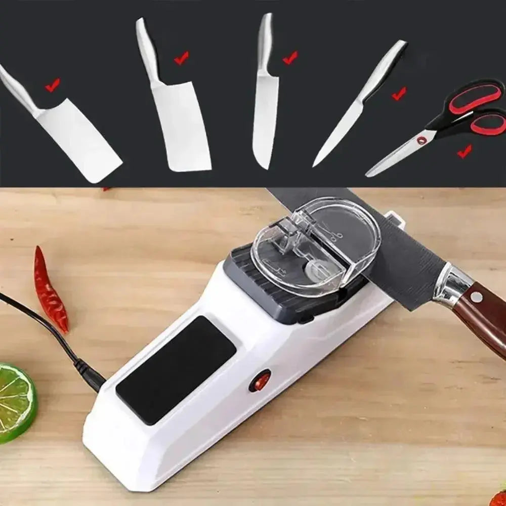 Electric Knife Sharpener USB Rechargeable Fast Sharpening