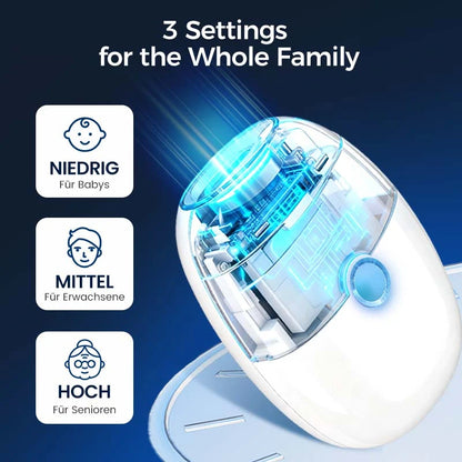 Electric Nail Clipper 360 Degree Filing & Debris Collector