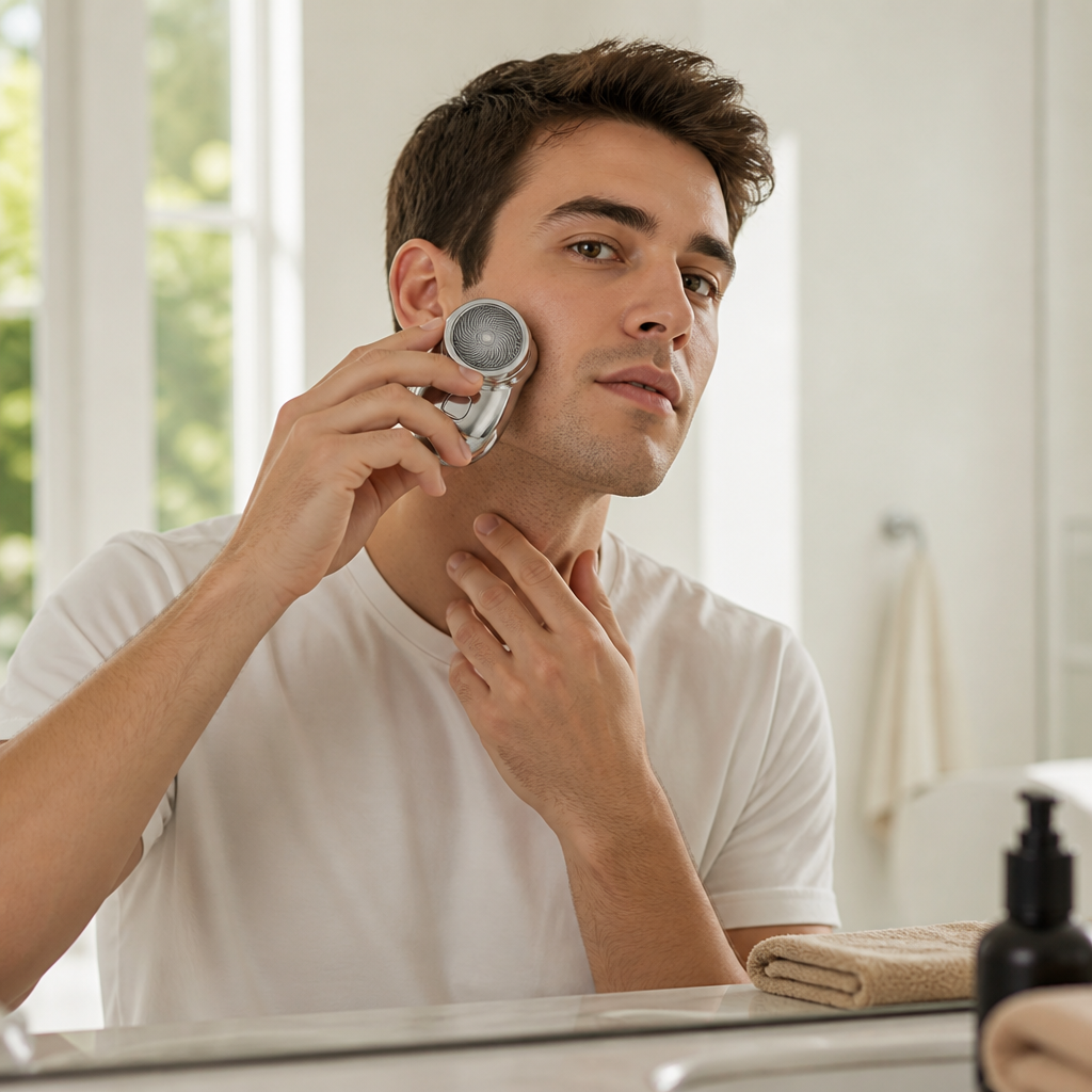 Electric Shaver 6-Blade Stainless Steel USB Rechargeable