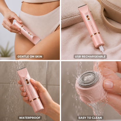 Electric Shaver Sensitive Areas USB-C Rechargeable Waterproof