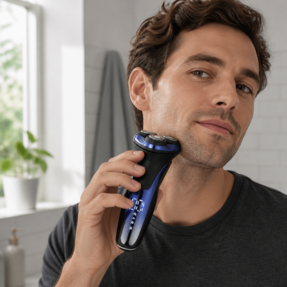 Electric Shaver Wet & Dry Rechargeable 60-Min