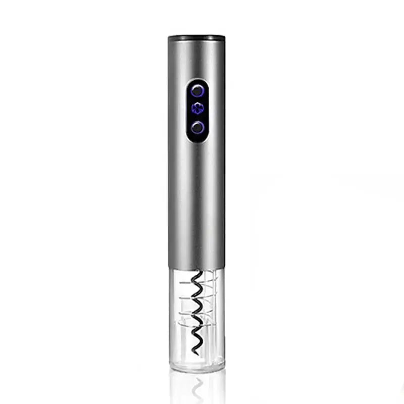 Electric Wine Opener One-Button Cordless Built-In Foil Cutter & Stopper
