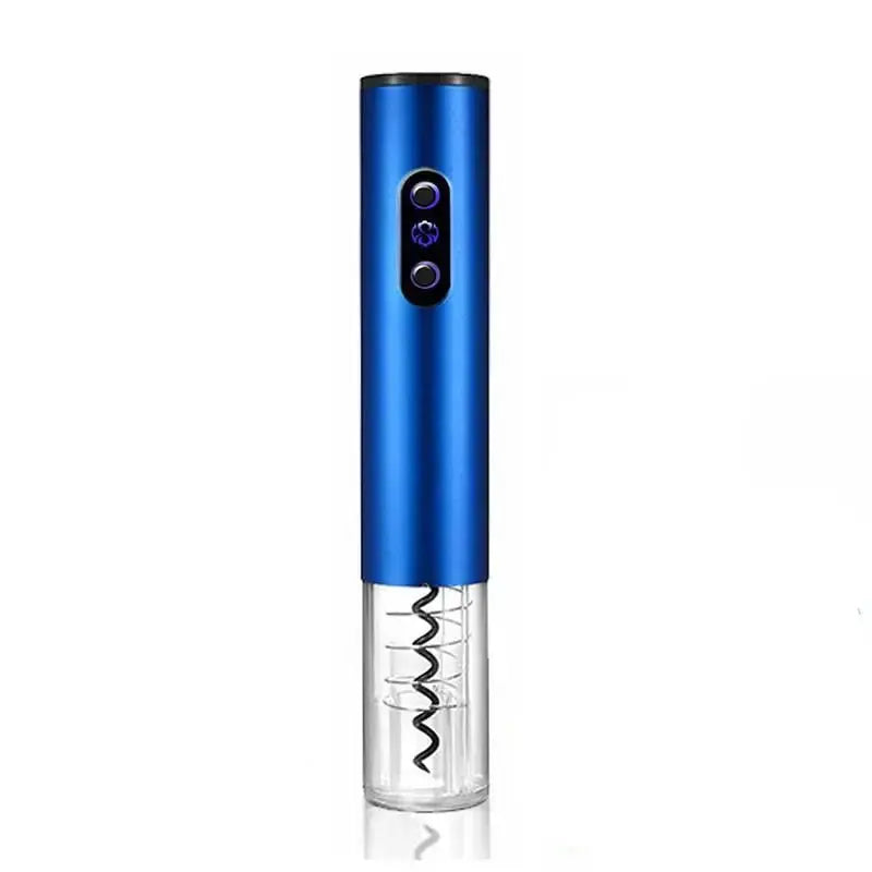 Electric Wine Opener One-Button Cordless Built-In Foil Cutter & Stopper