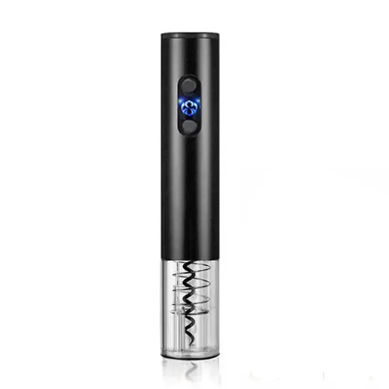 Electric Wine Opener One-Button Cordless Built-In Foil Cutter & Stopper