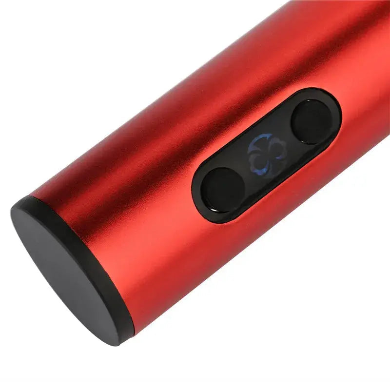 Electric Wine Opener One-Button Cordless Built-In Foil Cutter & Stopper