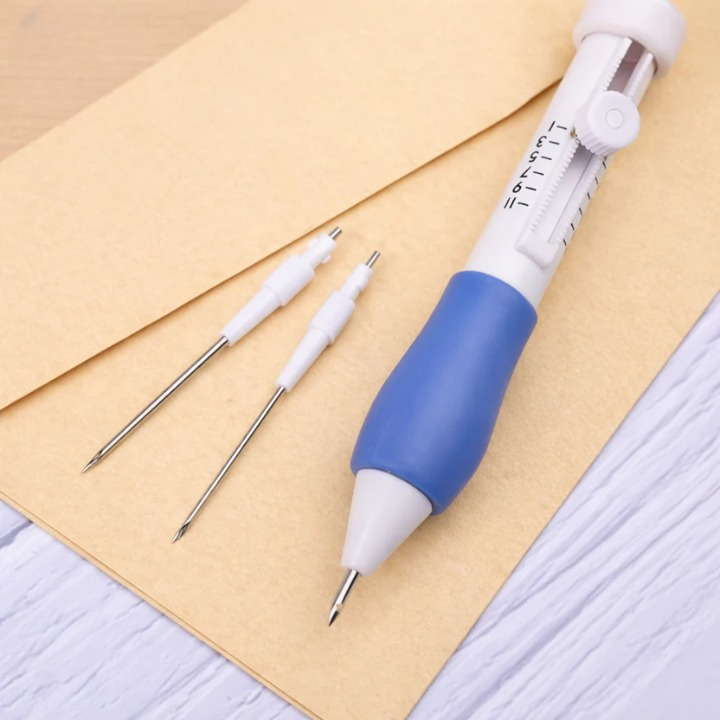 Embroidery Kit Stainless Steel Needles & Ergonomic Handle