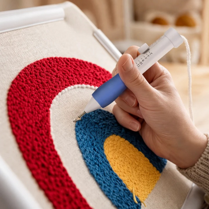Embroidery Kit Stainless Steel Needles & Ergonomic Handle