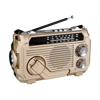 Emergency Radio Solar & Hand-Crank 1200mAh Battery