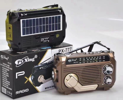 Emergency Radio Solar & Hand-Crank 1200mAh Battery