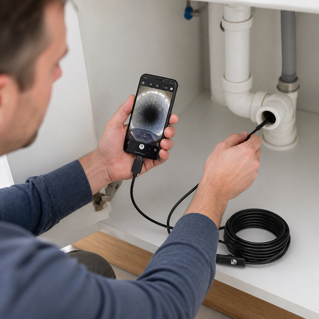 Endoscope Camera HD LED Waterproof Cable