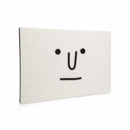 Entryway Doormat Smiley Face Water-Absorbent Non-Slip Backing