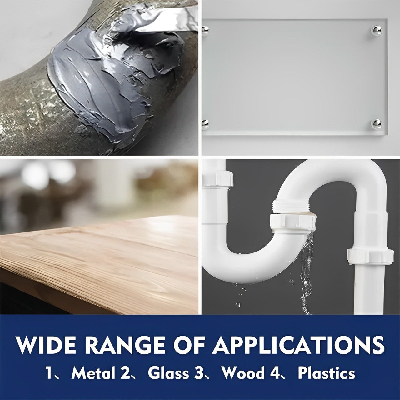 Epoxy Adhesive High-Temperature Odorless One-to-One Mixing