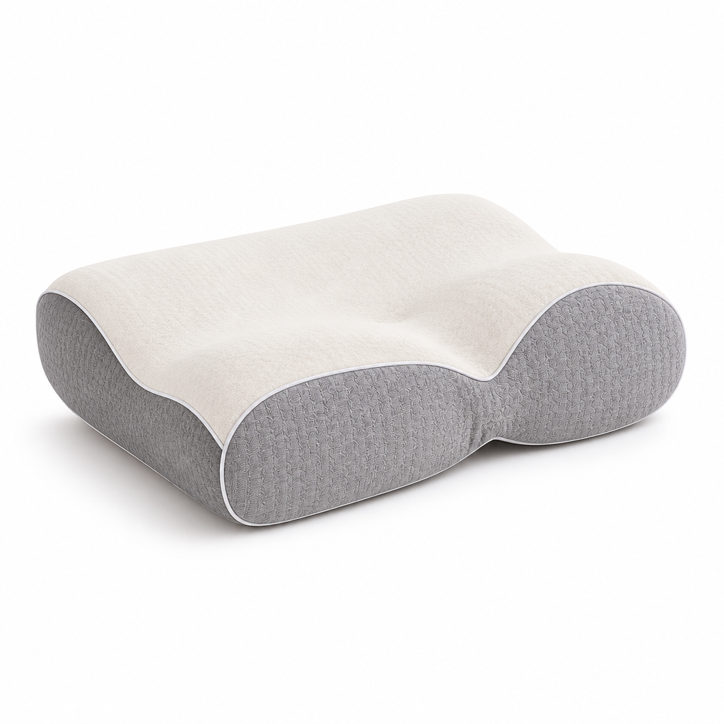 Ergonomic Memory Foam Neck Pillow (Ear Recess)