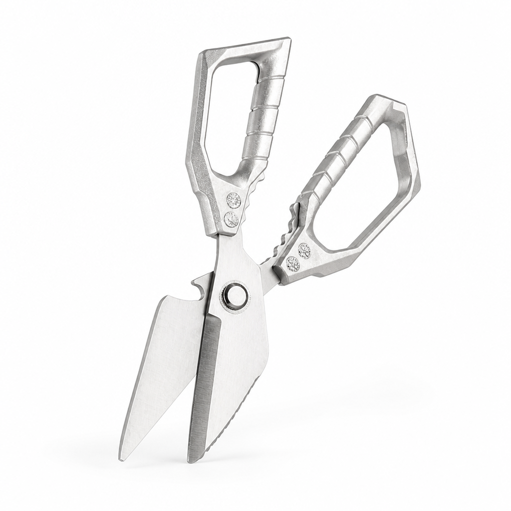 Ergonomic Non-Slip Kitchen Shears (Stainless Steel Blades)