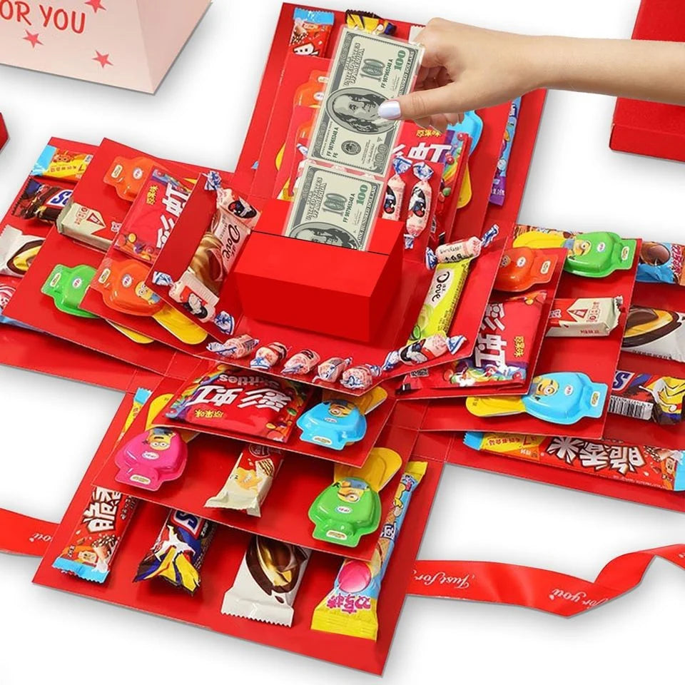 Exploding Gift Box Five-Layer Sturdy Cardboard