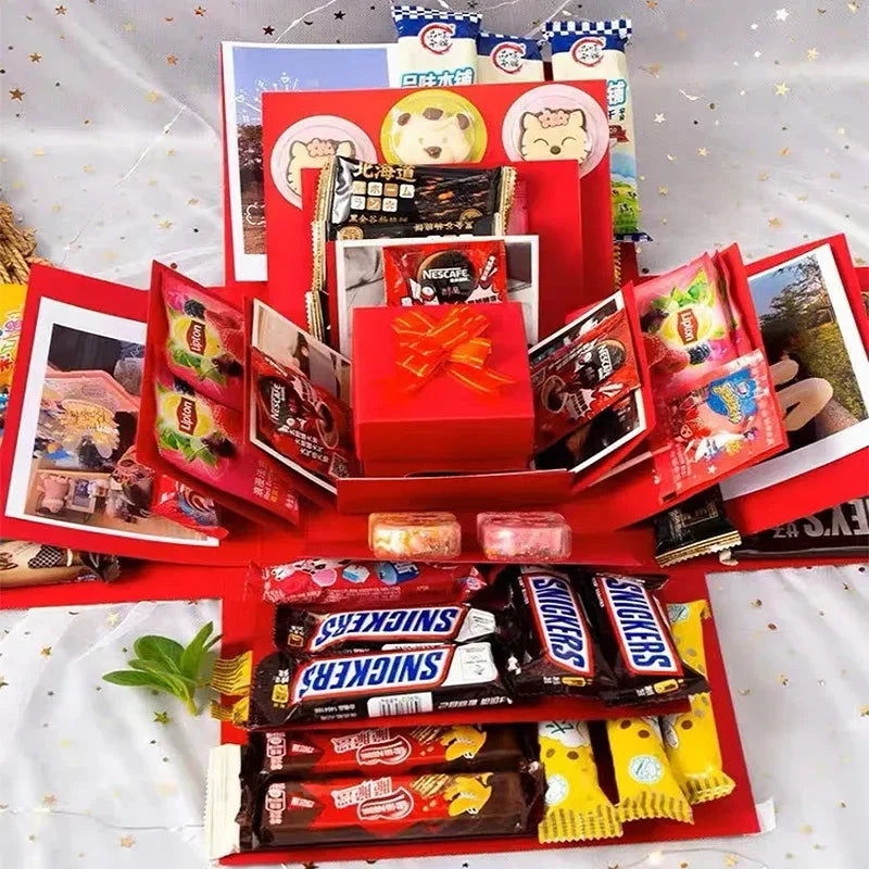 Exploding Gift Box Five-Layer Sturdy Cardboard
