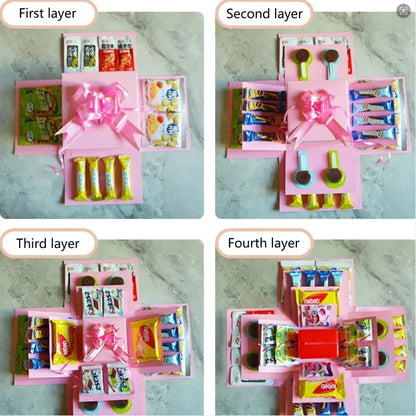 Exploding Gift Box Five-Layer Sturdy Cardboard