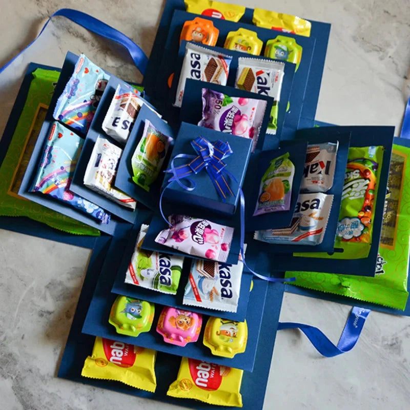 Exploding Gift Box Five-Layer Sturdy Cardboard