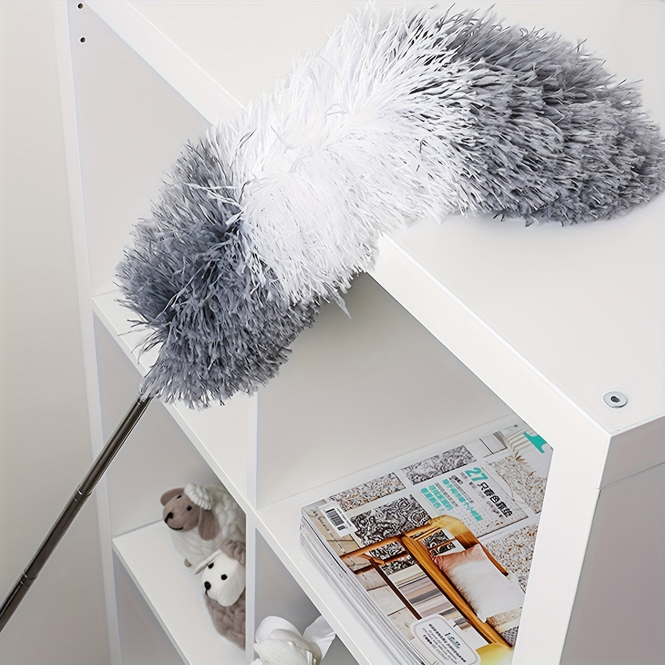 Extendable Duster Flexible Microfiber Head Extends To 140 Cm