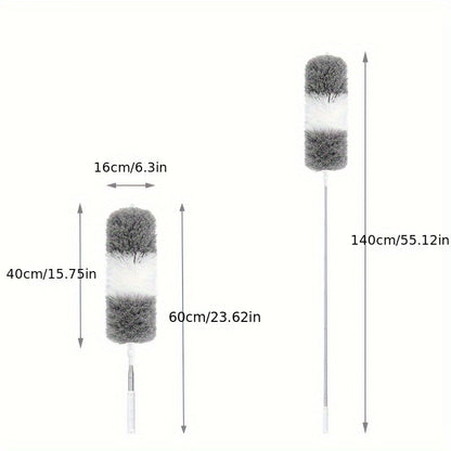 Extendable Duster Flexible Microfiber Head Extends To 140 Cm