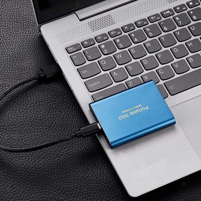 External SSD 128GB High-Speed USB-C Aluminum Casing