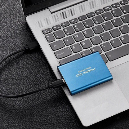 External SSD 128GB High-Speed USB-C Aluminum Casing
